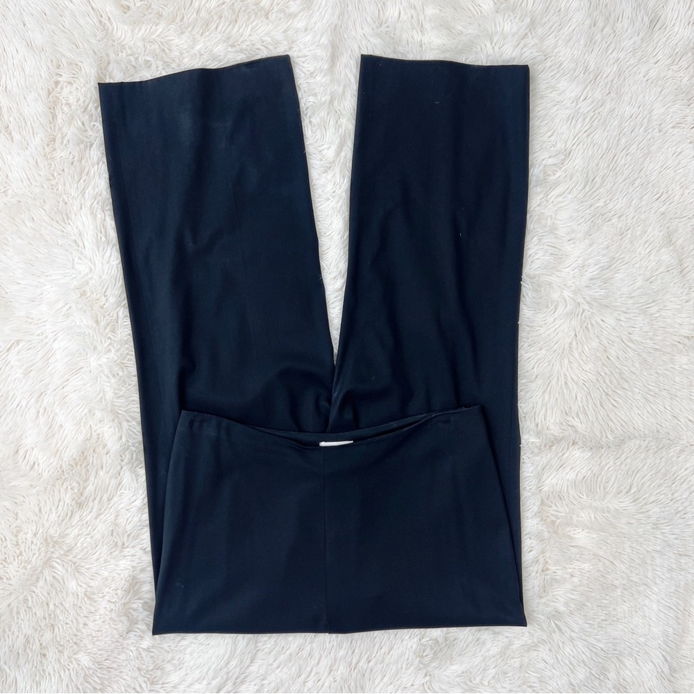 Gunex black wool blend trousers straight leg made in Italy Size 12